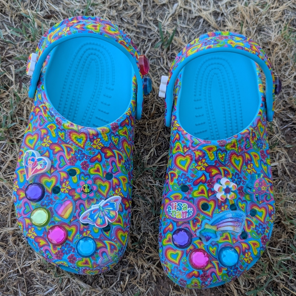 Crocs x Lisa Frank Classic Clogs J3 Women’s 5 207737-4SM Retired Limited Pair - Picture 8 of 15